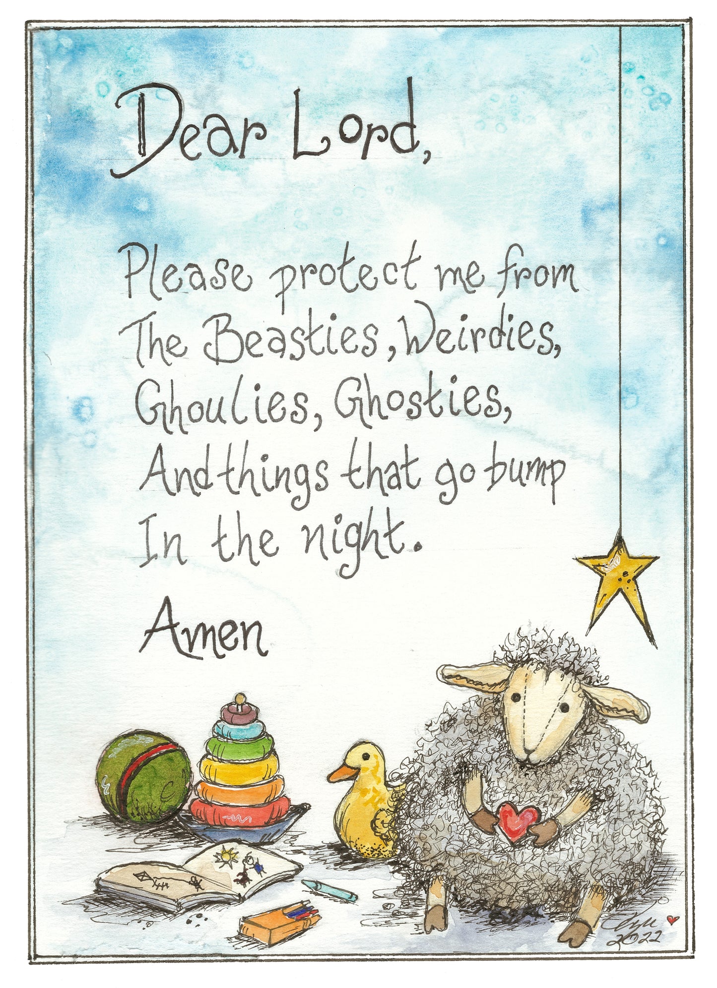 Ghoulies Prayer - Art Print