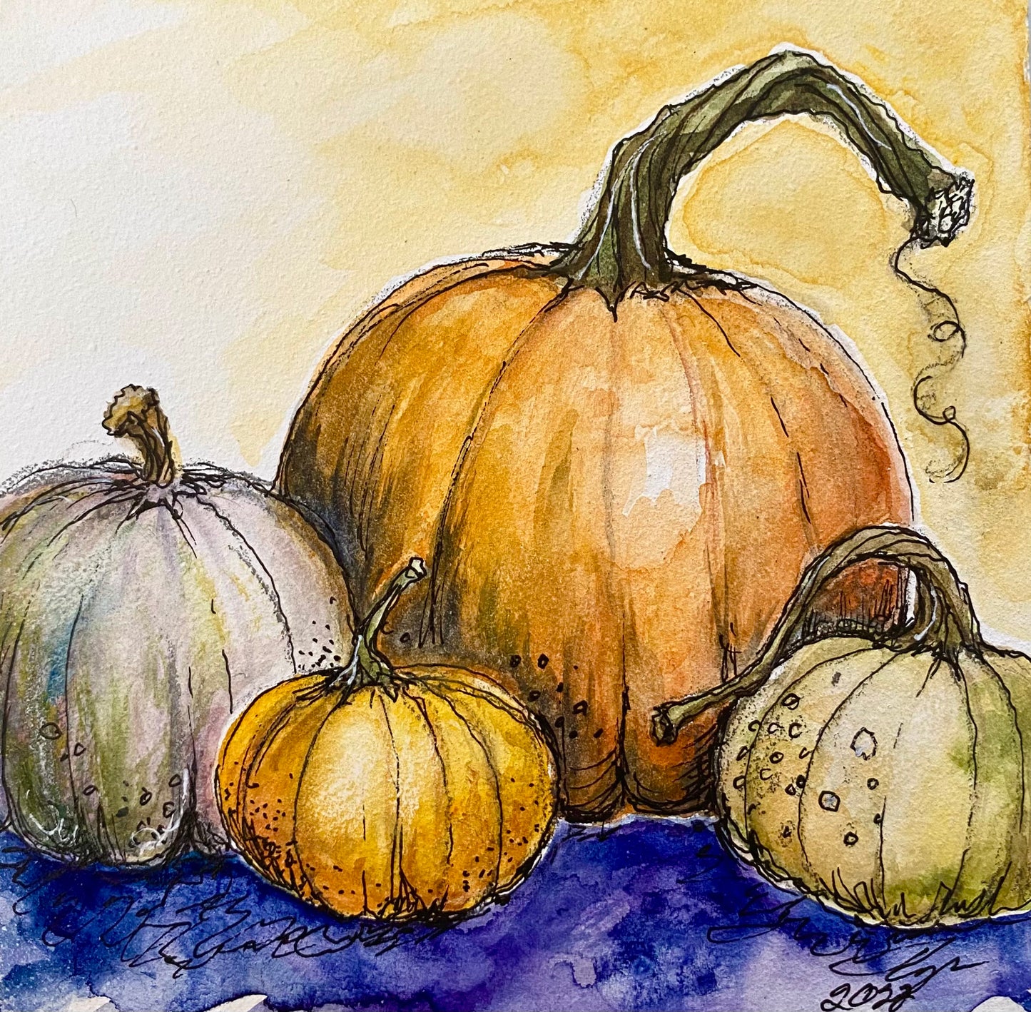 Pumpkin Patch - Art Print