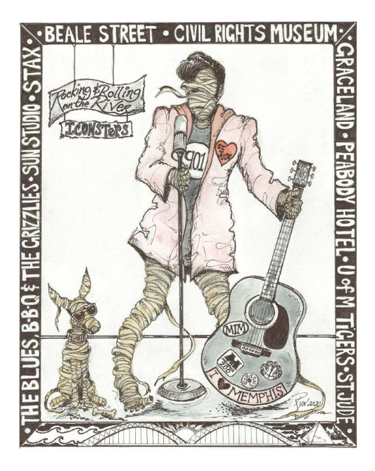 Memphis Mummy - Art Print