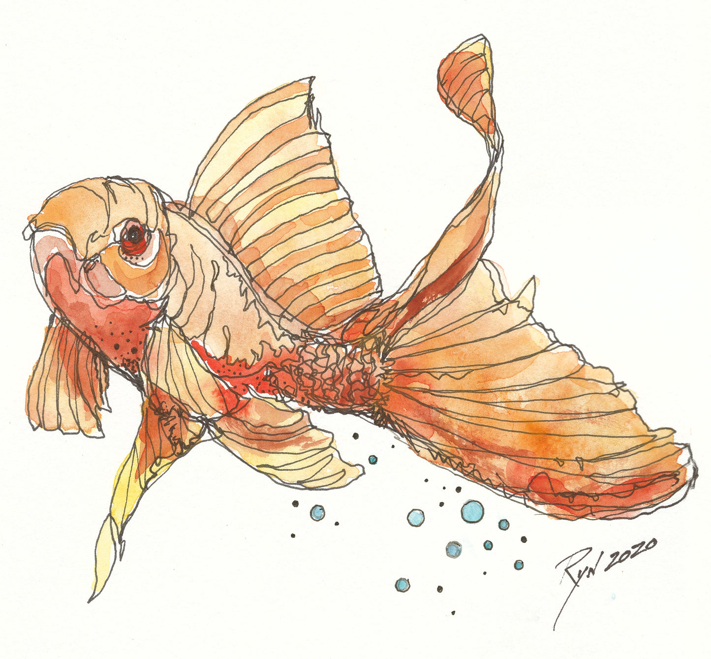 Goldfish - Art Print